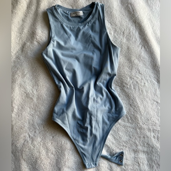 Blue Contour Bodysuit - Picture 1 of 3